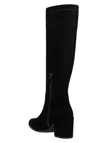 Wojas Leder-Stiefel in Schwarz