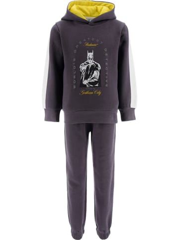 Batman 2tlg. Outfit "Batman" in Anthrazit/ Gelb