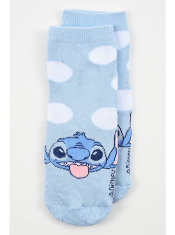 Lilo & Stitch Skarpety "Lilo & Stitch" w kolorze błękitnym