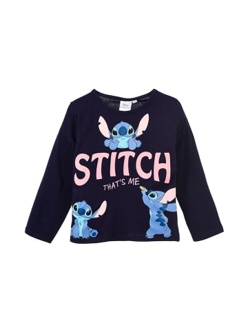 Lilo & Stitch Longsleeve "Lilo & Stitch" in Dunkelblau