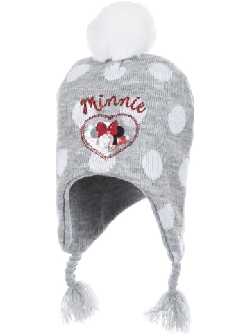 Disney Minnie Mouse Czapka "Minnie" w kolorze szarym