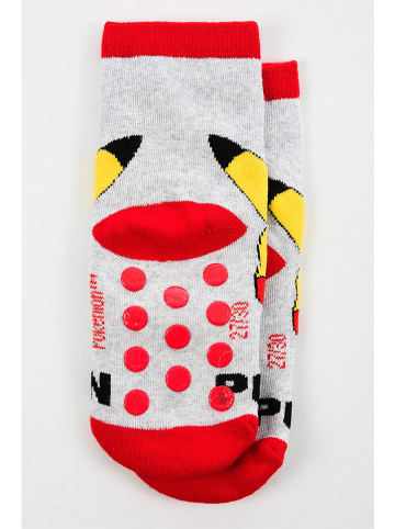 Pokémon Sokken "Pokemon" grijs/rood