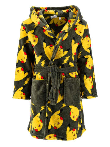 Pokémon Szlafrok "Pokemon" w kolorze antracytowo-żółtym