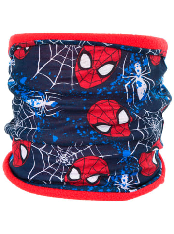 Spiderman Loop-Schal "Spiderman" in Dunkelblau/ Rot - (L)58 x (B)26 cm