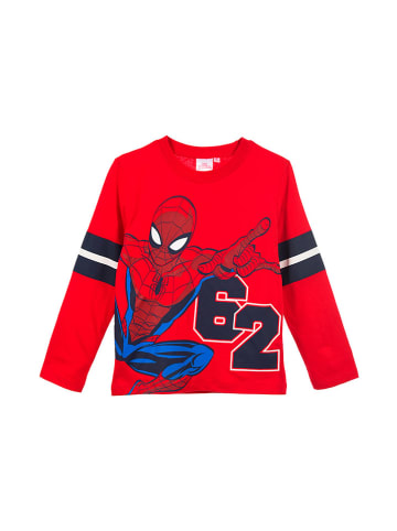 Spiderman Longsleeve "Spiderman" in Rot