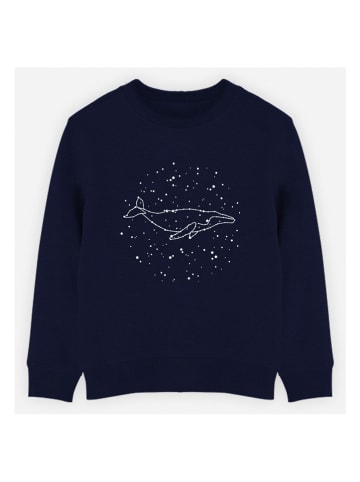 WOOOP Bluza "Whale Constellation" w kolorze granatowym