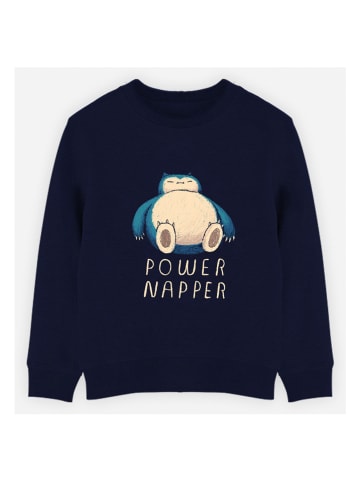 WOOOP Bluza "Powe Napper" w kolorze granatowym