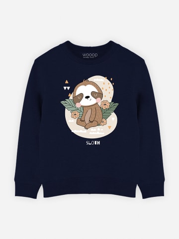 WOOOP Bluza w kolorze granatowym