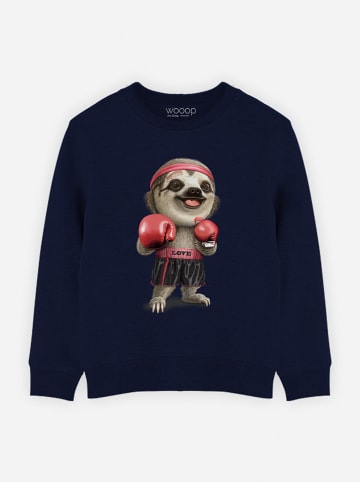 WOOOP Sweatshirt in Dunkelblau