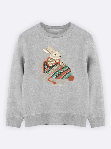 WOOOP Sweatshirt "Cozy" in Grau