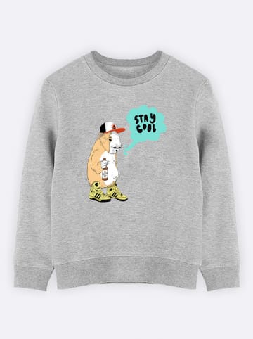 WOOOP Sweatshirt "Stay cool" grijs