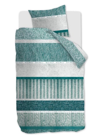 Rivièra Maison Flanellen beddengoedset "Happy Winter" groen