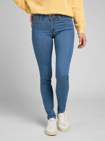 Lee Dżinsy "Scarlett" - Skinny fit - w kolorze błękitnym