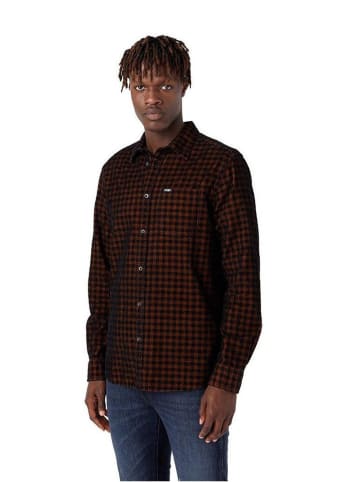 Wrangler Blouse - regluar fit - bruin