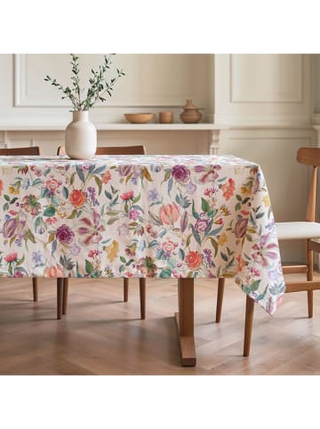 Mint Rugs Tischdecke "Floral Lissi" in Creme/ Lila/ Rosa