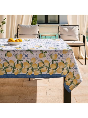 Mint Rugs Tischdecke "Tropical Doris" in Blau/ Gelb