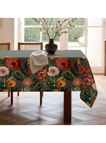 Mint Rugs Tischdecke "Tropical Edna" in Grün/ Rosa