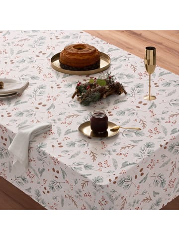 Mint Rugs Obrus "Christmas Bonte" w kolorze biało-zielonym