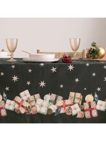 Mint Rugs Obrus "Christmas Ember" w kolorze zielonym