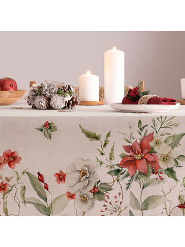 Mint Rugs Obrus "Christmas Euphoria" w kolorze biało-czerwonym