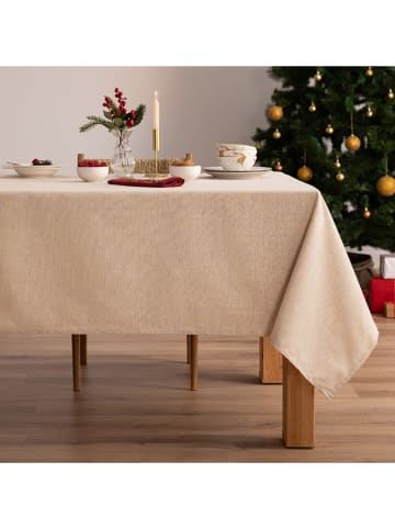 Mint Rugs Obrus "Christmas Glit" w kolorze złoto-kremowym