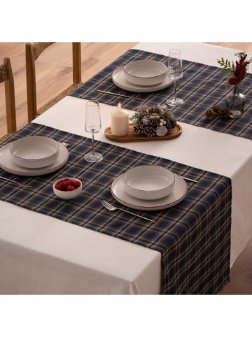 Mint Rugs Bieżnik "Christmas" w kolorze granatowym