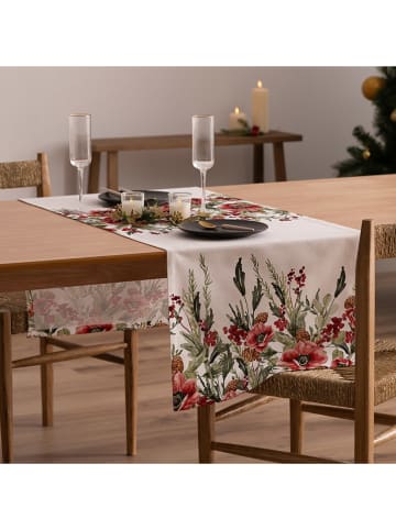 Mint Rugs Tafelloper "Christmas Angel" wit/rood