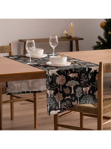 Mint Rugs Tischläufer "Christmas Artic" in Schwarz/ Bunt