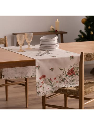 Mint Rugs Bieżnik "Christmas Euphoria" w kolorze biało-zielonym