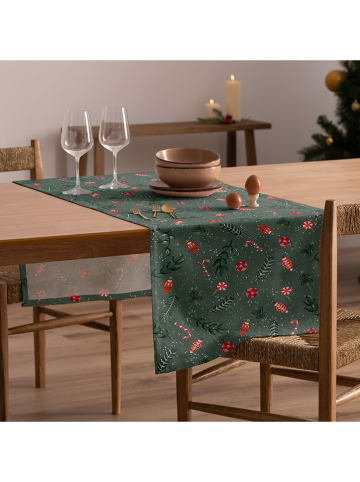 Mint Rugs Tischläufer "Christmas Maison" in Grün/ Rot