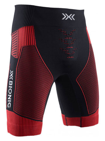 X-Bionic Laufbermudas "Running Effektor G2" in Schwarz/ Rot