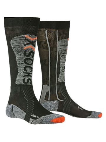 X-Bionic Laufsocken "Energizer 4.0" in Grau/ Schwarz