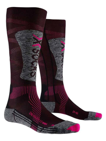 X-Bionic Laufsocken "Energizer 4.0" in Schwarz/ Pink
