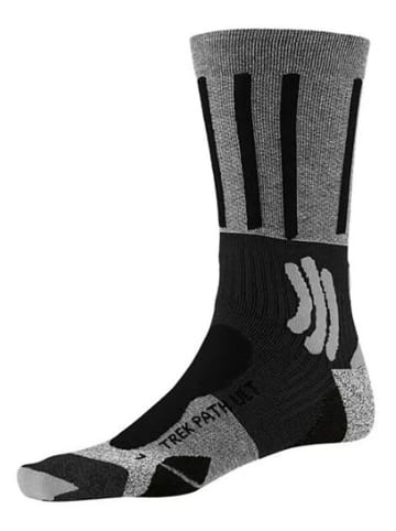 X-Bionic Trekkingsokken "Path Ultra" grijs/zwart