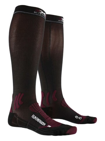 X-Bionic Laufsocken "Energizer 4.0" in Rot/ Schwarz