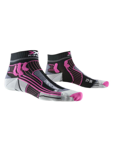 X-Bionic Laufsocken "Marathon Energy" in Schwarz/ Rosa