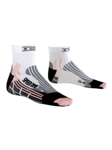X-Bionic Laufsocken "Speed" in Weiß