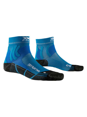 X-Bionic Hardloopsokken "Sky Run Two" blauw
