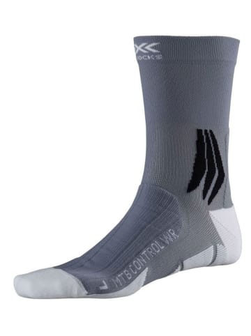 X-Bionic Mountainbikesokken "Control" grijs