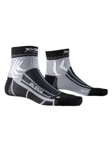 X-Bionic Fietssokken "Hero" grijs/zwart