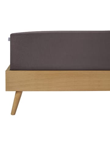 Schiesser Feinbiber hoeslaken "Finni" donkergrijs