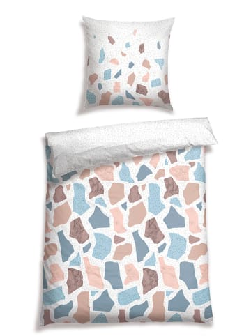 Schiesser Renforcé beddengoedset "Tygo" meerkleurig/wit