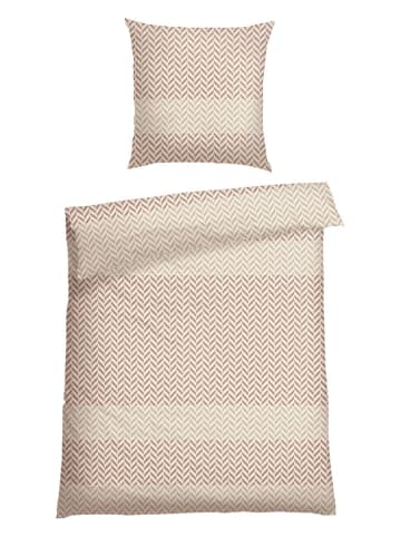 Schiesser Renforcé beddengoedset "Maribel" taupe