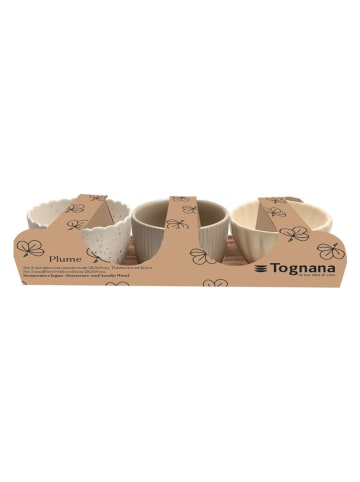 Tognana 4tlg. Servierset in Braun/ Beige - (L)29 cm