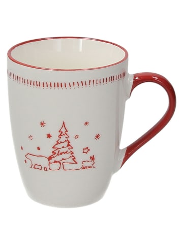 Tognana Kop ''Joy'' wit/rood - 320 ml