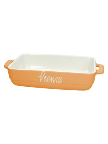 Tognana Auflaufform ''Bistro Blossom'' in Orange/ Creme - (L)38 x (B)21 cm