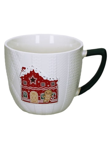 Tognana Kubek jumbo "Stoccolma" w kolorze biało-czerwono-zielonym - 520 ml