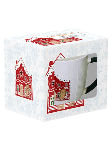 Tognana Kubek jumbo "Stoccolma" w kolorze biało-czerwono-zielonym - 520 ml