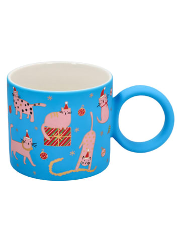 Tognana Tasse ''Heavenly Cats'' in Hellblau - 350 ml