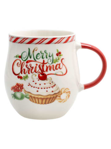 Tognana Jumbotasse ''Darling'' in Weiß/ Rot - 430 ml